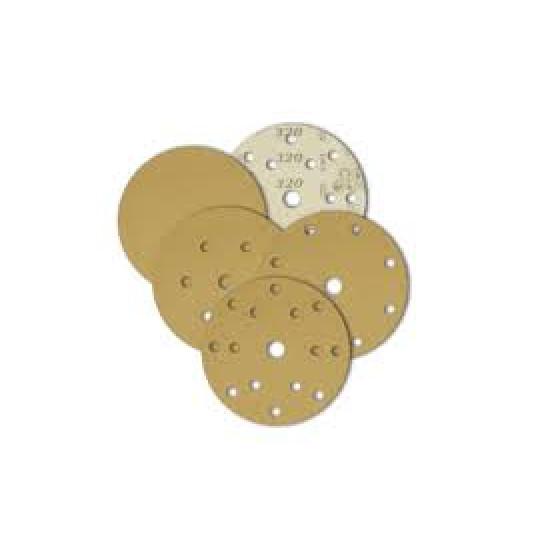 WHITE DRY SANDING VELCRO DISC P400 150MM