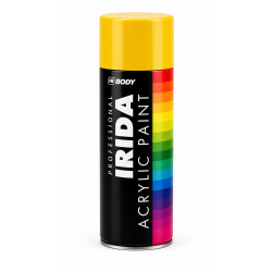 HB BODY Professional Irida Acrylic Spray Paint 1018 Yellow 400ml