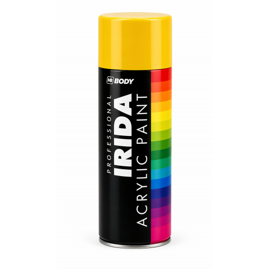 HB BODY Professional Acrylic 1k 1023 Yellow Spray Paint 400ml